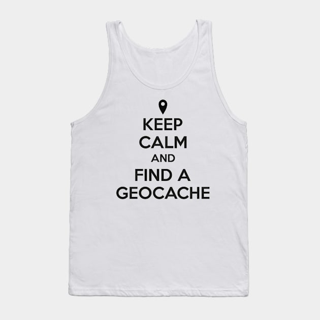 Keep calm geocache Tank Top by nektarinchen